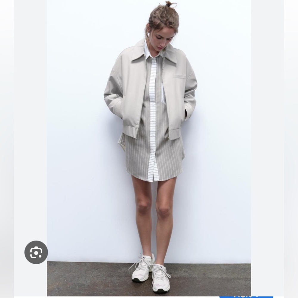 Zara Water Repellent Jacket - Mid - Grey.